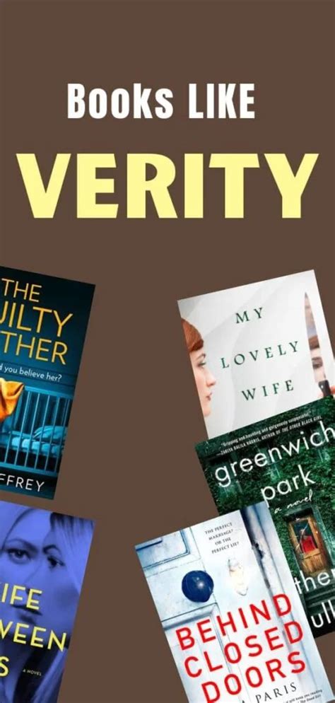 books that are similar to verity